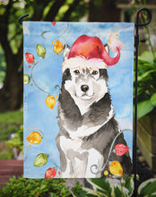 Load image into Gallery viewer, Christmas Lights Alaskan Malamute Garden Flag - Outdoor Decorative Yard Flag CK2484GF