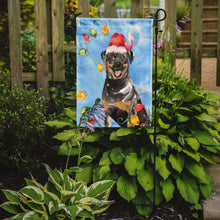 Load image into Gallery viewer, Christmas Lights Rottweiler Garden Flag - Outdoor Decorative Yard Flag CK2488GF