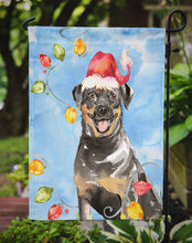 Load image into Gallery viewer, Christmas Lights Rottweiler Garden Flag - Outdoor Decorative Yard Flag CK2488GF