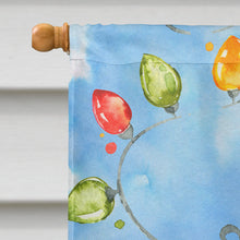Load image into Gallery viewer, Christmas Lights Schnauzer #2 Flag Canvas House Size CK2490CHF