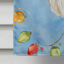 Load image into Gallery viewer, Christmas Lights Schnauzer #2 Flag Canvas House Size CK2490CHF
