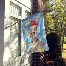 Load image into Gallery viewer, Christmas Lights Weimaraner Flag Canvas House Size CK2497CHF