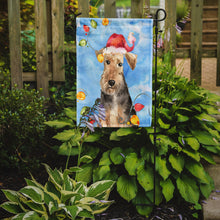 Load image into Gallery viewer, Christmas Lights Welsh Terrier Garden Flag - Outdoor Decorative Yard Flag CK2498GF