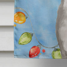 Load image into Gallery viewer, Christmas Lights Staffordshire Bull Terrier Flag Canvas House Size CK2502CHF