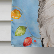 Load image into Gallery viewer, Christmas Lights Australian Shepherd Flag Canvas House Size CK2504CHF