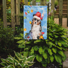 Load image into Gallery viewer, Christmas Lights Australian Shepherd Garden Flag - Outdoor Decorative Yard Flag CK2504GF
