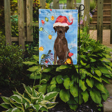 Load image into Gallery viewer, Christmas Lights Chocolate Labrador Retriever Garden Flag - Outdoor Decorative Yard Flag CK2506GF
