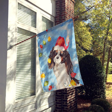 Load image into Gallery viewer, Christmas Lights Tricolor Cavalier Spaniel Flag Canvas House Size CK2510CHF