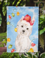 Load image into Gallery viewer, Christmas Lights Westie Garden Flag - Outdoor Decorative Yard Flag CK2511GF