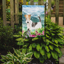 Load image into Gallery viewer, Mountian Flowers Fox Terrier Garden Flag - Outdoor Decorative Yard Flag CK2513GF
