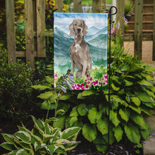 Load image into Gallery viewer, Mountian Flowers Weimaraner Garden Flag - Outdoor Decorative Yard Flag CK2517GF