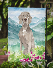 Load image into Gallery viewer, Mountian Flowers Weimaraner Garden Flag - Outdoor Decorative Yard Flag CK2517GF
