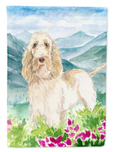 Load image into Gallery viewer, Mountian Flowers Spinone Italiano Garden Flag - Outdoor Decorative Yard Flag CK2518GF