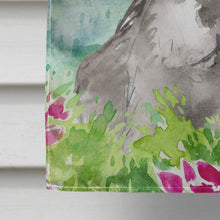 Load image into Gallery viewer, Mountain Flowers Schnauzer #2 Flag Canvas House Size CK2528CHF