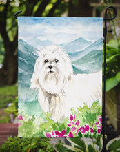 Load image into Gallery viewer, Mountain Flowers Maltese Garden Flag - Outdoor Decorative Yard Flag CK2529GF