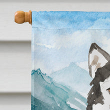 Load image into Gallery viewer, Mountain Flowers Alaskan Malamute Flag Canvas House Size CK2530CHF