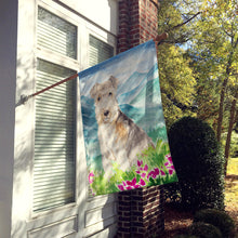 Load image into Gallery viewer, Mountain Flowers Lakeland Terrier Flag Canvas House Size CK2531CHF