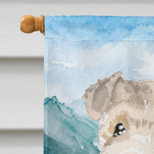 Load image into Gallery viewer, Mountain Flowers Lakeland Terrier Flag Canvas House Size CK2531CHF