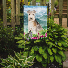 Load image into Gallery viewer, Mountain Flowers Lakeland Terrier Garden Flag - Outdoor Decorative Yard Flag CK2531GF
