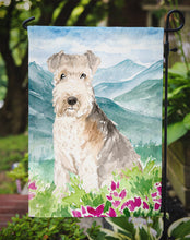 Load image into Gallery viewer, Mountain Flowers Lakeland Terrier Garden Flag - Outdoor Decorative Yard Flag CK2531GF