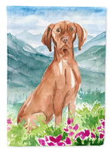 Load image into Gallery viewer, Mountain Flowers Vizsla Flag Canvas House Size CK2535CHF