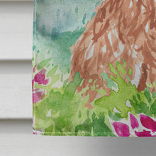 Load image into Gallery viewer, Mountain Flowers Cavapoo Flag Canvas House Size CK2539CHF