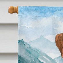 Load image into Gallery viewer, Mountain Flowers Boxer Flag Canvas House Size CK2542CHF