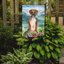 Load image into Gallery viewer, Mountain Flowers Boxer Garden Flag - Outdoor Decorative Yard Flag CK2542GF