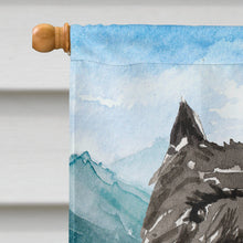 Load image into Gallery viewer, Mountain Flowers Bouvier des Flandres Flag Canvas House Size CK2543CHF