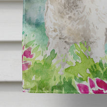 Load image into Gallery viewer, Mountain Flowers Bichon Frise Flag Canvas House Size CK2546CHF