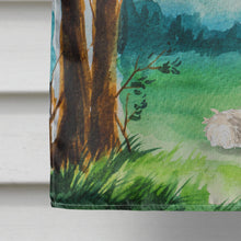 Load image into Gallery viewer, Under the Tree Siberian Husky Flag Canvas House Size CK2555CHF