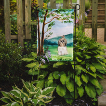 Load image into Gallery viewer, Under the Tree Shih Tzu Garden Flag - Outdoor Decorative Yard Flag CK2557GF