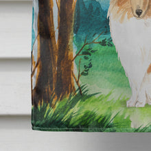 Load image into Gallery viewer, Under the Tree Collie Flag Canvas House Size CK2561CHF