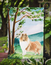 Load image into Gallery viewer, Under the Tree Collie Garden Flag - Outdoor Decorative Yard Flag CK2561GF