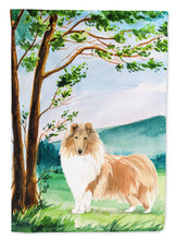 Load image into Gallery viewer, Under the Tree Collie Garden Flag - Outdoor Decorative Yard Flag CK2561GF