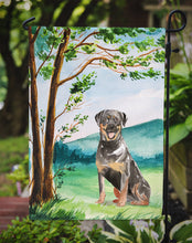 Load image into Gallery viewer, Under the Tree Rottweiler Garden Flag - Outdoor Decorative Yard Flag CK2562GF