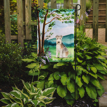 Load image into Gallery viewer, Under the Tree Lakeland Terrier Garden Flag - Outdoor Decorative Yard Flag CK2567GF
