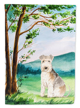 Load image into Gallery viewer, Under the Tree Lakeland Terrier Garden Flag - Outdoor Decorative Yard Flag CK2567GF