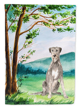 Load image into Gallery viewer, Under the Tree Irish Wolfhound Flag Canvas House Size CK2570CHF