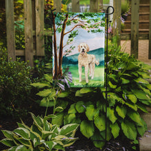 Load image into Gallery viewer, Under the Tree Goldendoodle Garden Flag - Outdoor Decorative Yard Flag CK2573GF