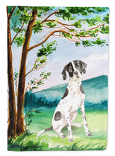 Load image into Gallery viewer, Under the Tree English Pointer Flag Canvas House Size CK2574CHF