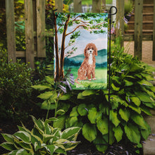Load image into Gallery viewer, Under the Tree Cavapoo Garden Flag - Outdoor Decorative Yard Flag CK2575GF