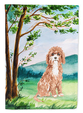 Load image into Gallery viewer, Under the Tree Cavapoo Garden Flag - Outdoor Decorative Yard Flag CK2575GF