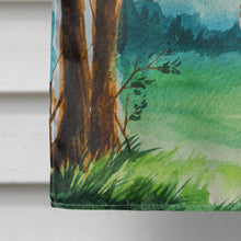 Load image into Gallery viewer, Under the Tree Catahoula Leopard Dog Flag Canvas House Size CK2576CHF