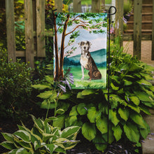 Load image into Gallery viewer, Under the Tree Catahoula Leopard Dog Garden Flag - Outdoor Decorative Yard Flag CK2576GF