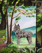 Load image into Gallery viewer, Under the Tree Bouvier des Flandres Garden Flag - Outdoor Decorative Yard Flag CK2579GF