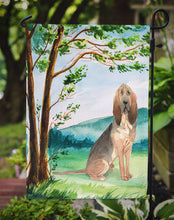 Load image into Gallery viewer, Under the Tree Bloodhound Garden Flag - Outdoor Decorative Yard Flag CK2581GF