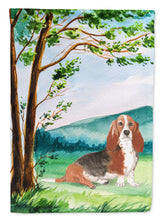 Load image into Gallery viewer, Under the Tree Basset Hound Flag Canvas House Size CK2584CHF