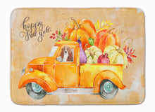 Load image into Gallery viewer, Fall Harvest Basset Hound Machine Washable Memory Foam Mat CK2606RUG