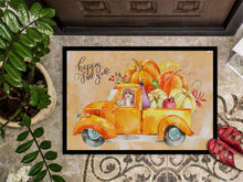 Load image into Gallery viewer, Fall Harvest Cavapoo Doormat - 24x36 Decorative Floor Mat – Indoor/Outdoor Rug with Artistic Flair CK2615JMAT